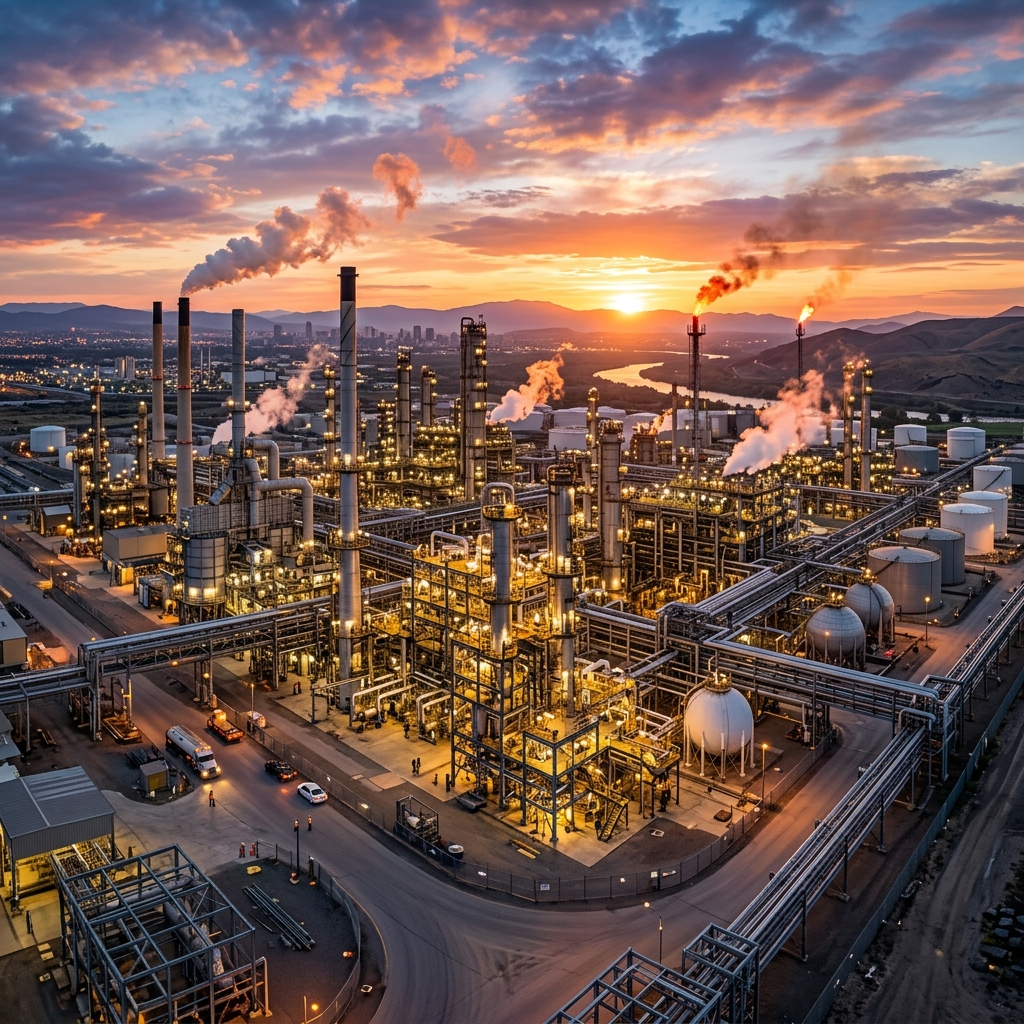 Instalaciones industriales del sector petrolero en Venezuela